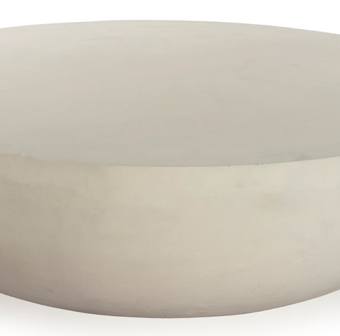 Basil Outdoor Coffee Table 48" - Matte White