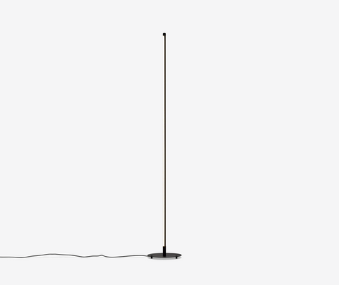 Slimline Vertical Floor Lamp - Black