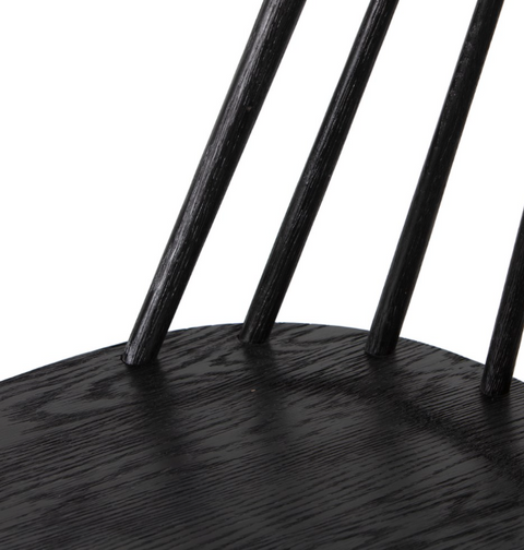 Lewis Windsor Counter Stool - Black Oak