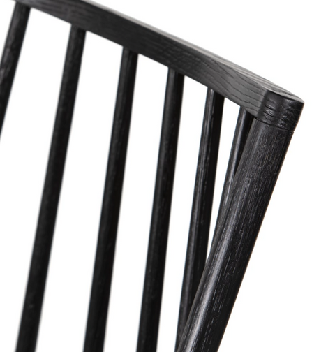 Lewis Windsor Counter Stool - Black Oak