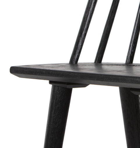 Lewis Windsor Counter Stool - Black Oak