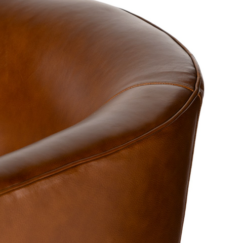 Mila Swivel Chair- Riviera Cognac