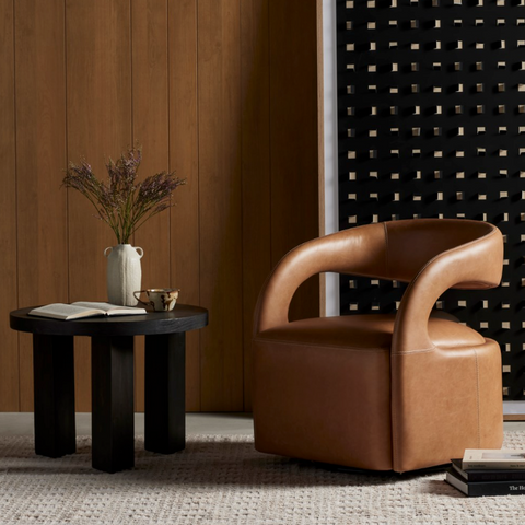 Hawkins Swivel Chair - Sonoma Butterscotch