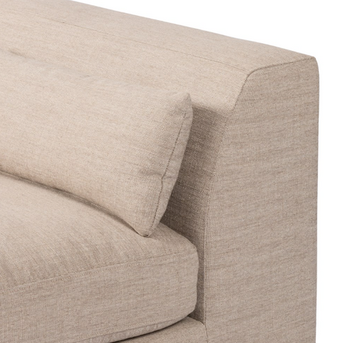 Sena Armless Sofa Piece - Alcala Wheat