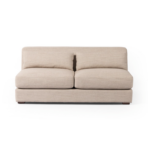 Sena Armless Sofa Piece - Alcala Wheat