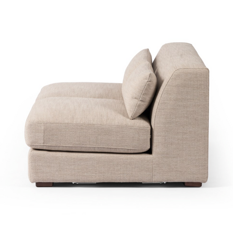 Sena Armless Sofa Piece - Alcala Wheat