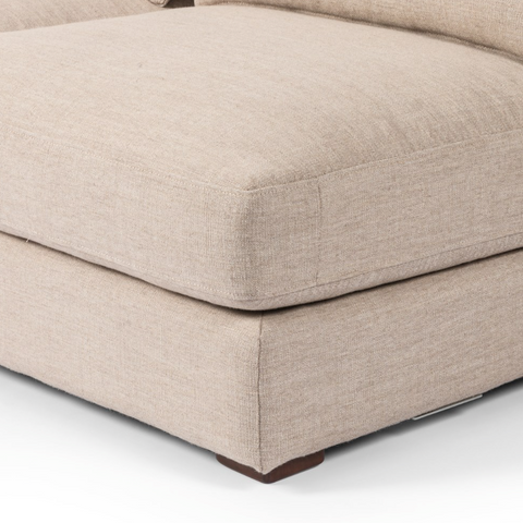 Sena Armless Sofa Piece - Alcala Wheat