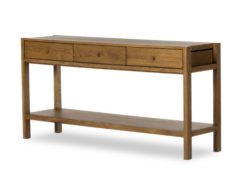 Meadow Console Table - Tawny Oak
