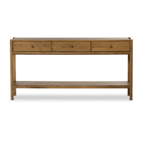 Meadow Console Table - Tawny Oak