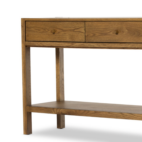 Meadow Console Table - Tawny Oak