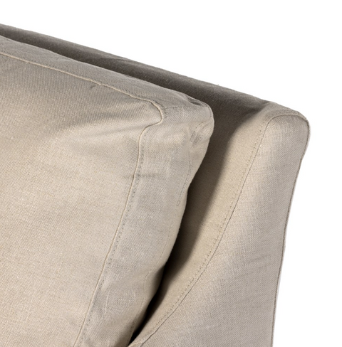 Monette Slipcover Swivel Chair - Brussels Natural