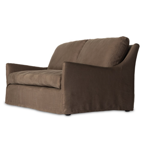 Monette Slipcover Sofa - Brussels Coffee