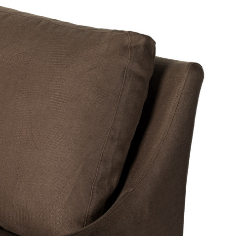 Monette Slipcover Sofa - Brussels Coffee