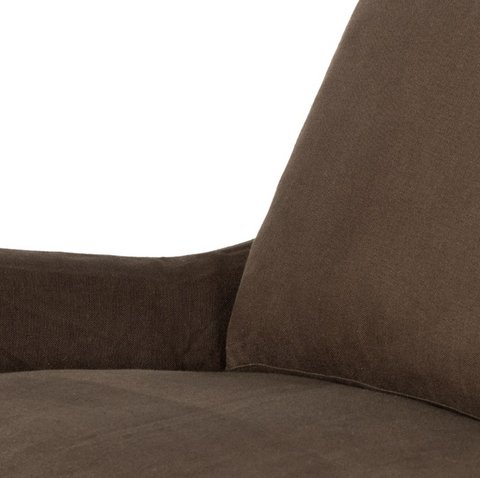 Monette Slipcover Sofa - Brussels Coffee