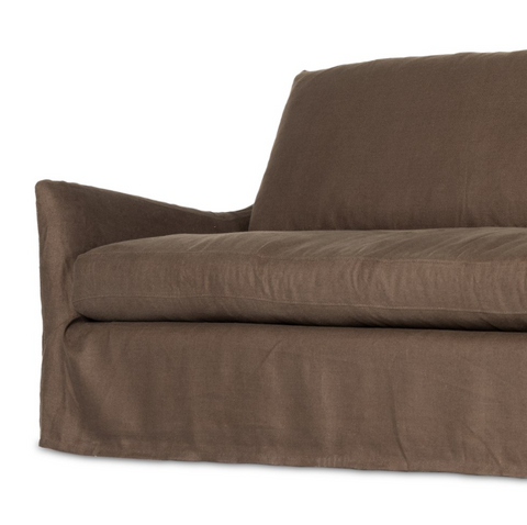 Monette Slipcover Sofa - Brussels Coffee