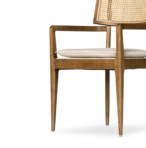 Britt Dining Arm Chair- Toasted Nettlewood