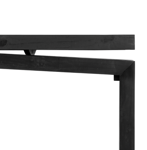 Matthes Reclaimed Pine Console Table - Aged Black Pine