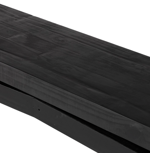 Matthes Reclaimed Pine Console Table - Aged Black Pine