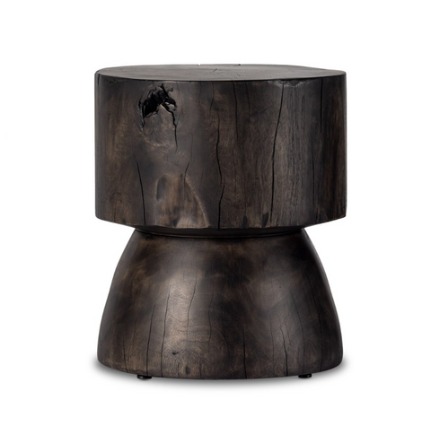 Tino End Table- Rubbed Black