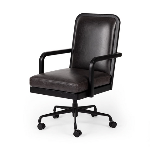 Lacey Desk Chair - Brushed Ebony