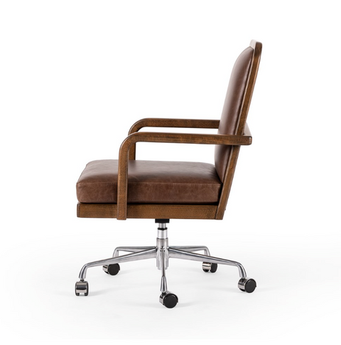 Lacey Desk Chair - Sienna Brown
