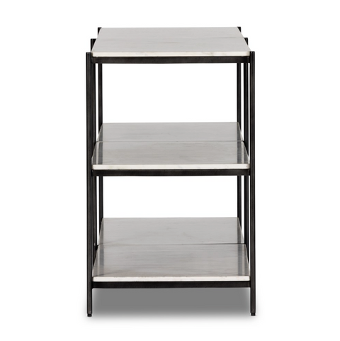 Felix Large Console Table - Hammered Grey