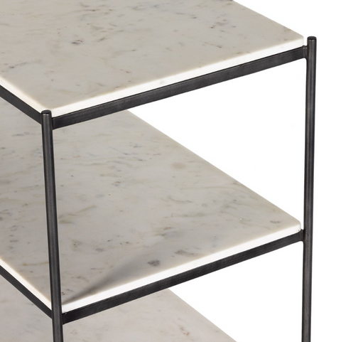 Felix Large Console Table - Hammered Grey