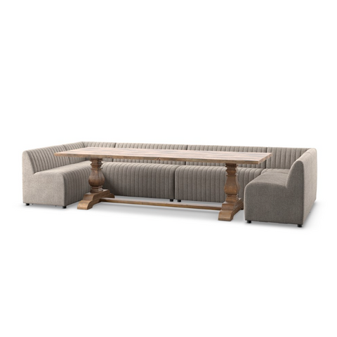Augustine Dining Banquette U Shape-154"-Orly Natural