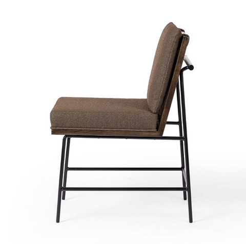 Crete Dining Chair - Fiqa Boucle Cocoa