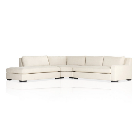 Albany 3Pc RAF Sectional - Alcott Fawn