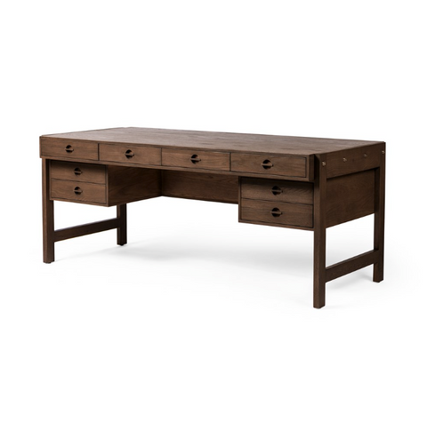 Oakley Desk- Dark Toasted Oak