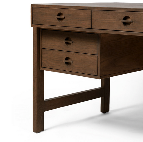 Oakley Desk- Dark Toasted Oak