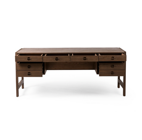 Oakley Desk- Dark Toasted Oak