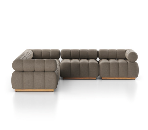 Roma Outdoor 5pc Sectional - Alessi Fawn