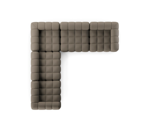 Roma Outdoor 5pc Sectional - Alessi Fawn