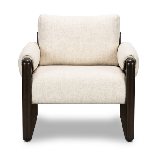 Pierre Chair - Thames Cream /Burnt Parawood