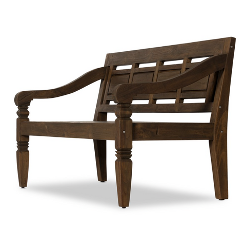 Foles Outdoor Bench - Heritage Brown