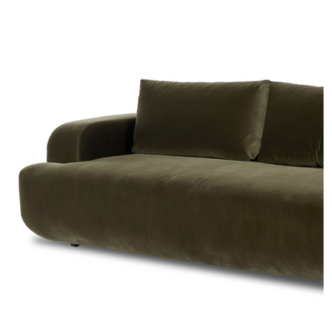 Benito Sofa-90" - Surrey Olive