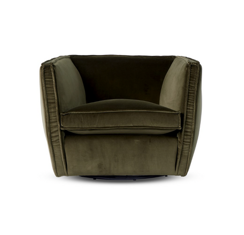 Rashi Swivel Chair - Surrey Olive