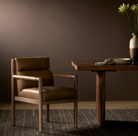 Kiano Dining ArmChair - Palermo Drift