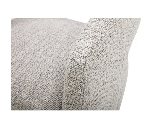 Barrow Rolling Dining Chair Grey Storm