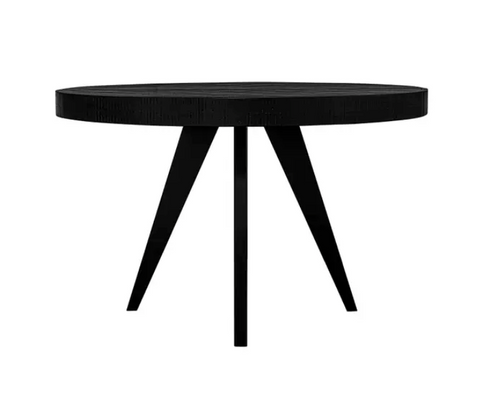 Parq Round Dining Table 48"- Black