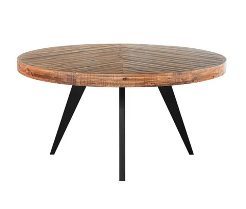 Parq Round Dining Table 60"-Amber