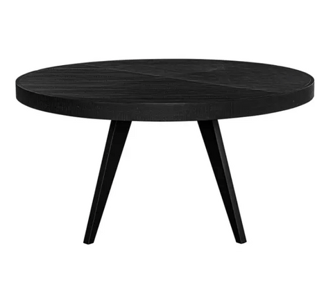 Parq Round Dining Table 60"- Black