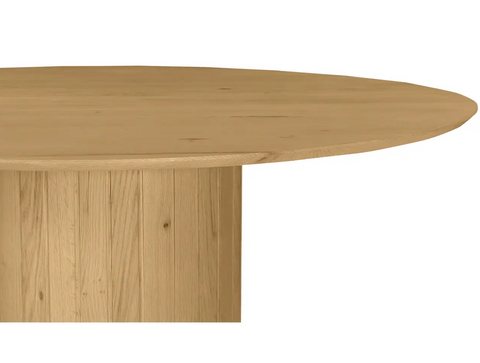Povera Round Dining Table - Natural