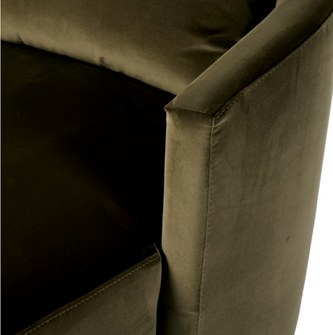 Farrah Chaise Lounge - Surrey Olive