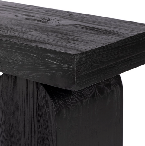 Keane Console Table - Black Elm