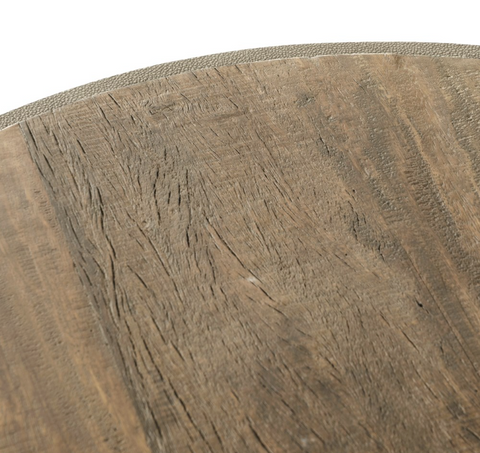 Crosby Round Coffee Table - Light Cream