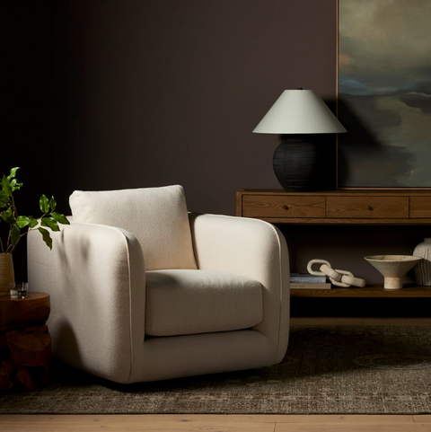 Malakai Swivel Chair - Capri Oatmeal