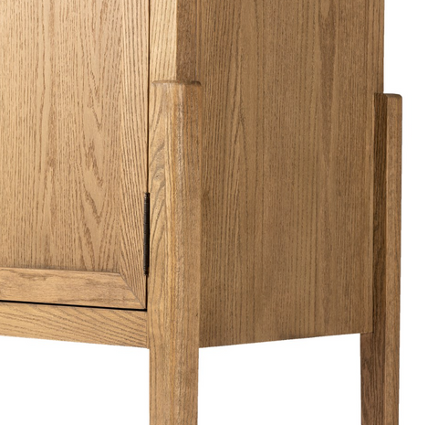 Tolle Bar Cabinet-Drifted Oak Solid